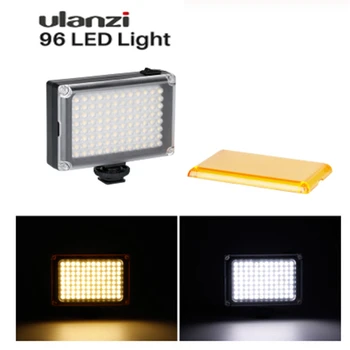 

In Stock Russia Ulanzi 96 112 LED Video Light Photo Lighting on Camera Cold Shoe Lamp for iPhone X 8 Camcorder Canon Nikon DSLR