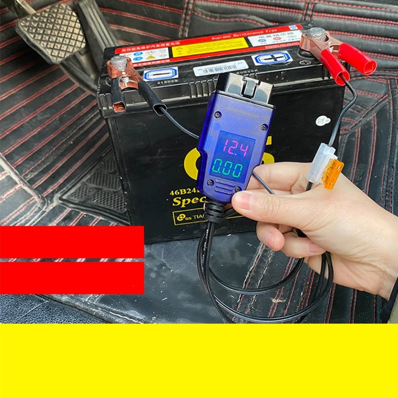 car battery analyzer Automotive OBD2 Emergency Power Supply Cable ECU Memory Saver Battery Replacement Tool Car Diagnostic Cable 16pin Alligator Clip test car battery with multimeter