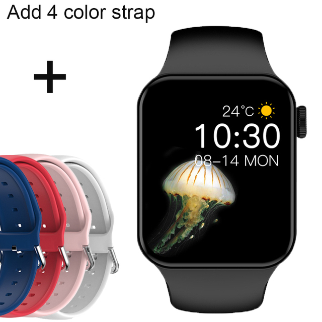 IWO Series 7 Smartwatch Smart Watch Body Temperature 44 MM Sport Smart Watches Men Women Gift For Android IOS + Box