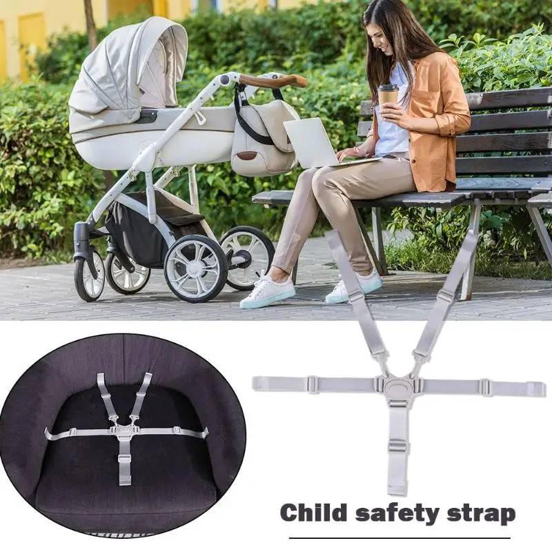 Универсальный Детский обеденный стул ремень безопасности портативный водонепроницаемый 5 точечный ремень безопасности