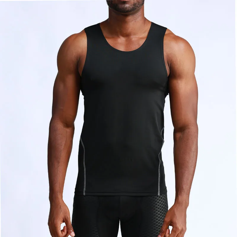 

Men Sport Gym Workout Fitness Stringer Weight Loss Singlets Vest Shirt Breathable Male Running T-Shirt Sport Shirt