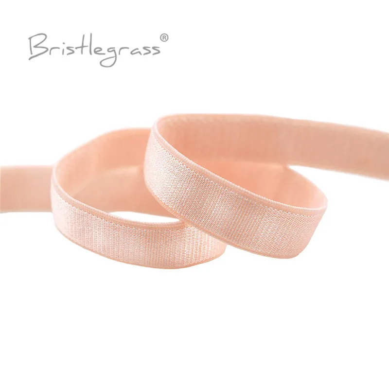 BRISTLEGRASS 2 5 10 50 100 Yard 3/8" 10 mm glänzender BH-Träger Gummiband Spandex Satinband Nylon Schulterband Dessous Nähbesatz – Detail 10
