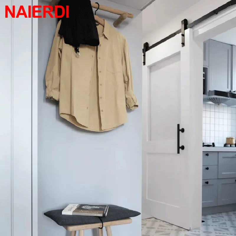 naierdi porta de madeira embutida macaneta deslizante porta 05