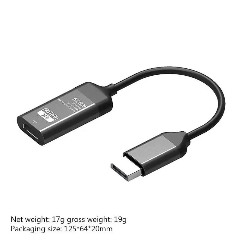 4K Дисплей Порт DP до 1080P HDMI адаптер конвертер для ПК ноутбук проектор