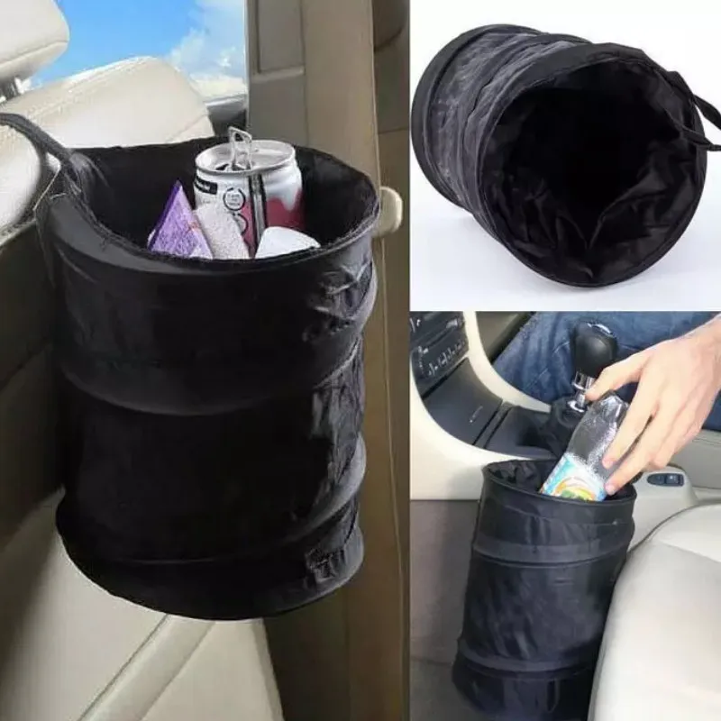 Pop up Складной автомобильный ящик Водонепроницаемость мусора отходов мусора мусорный мешок лодка черный Оксфорд Автомобильное Мусорное ведро