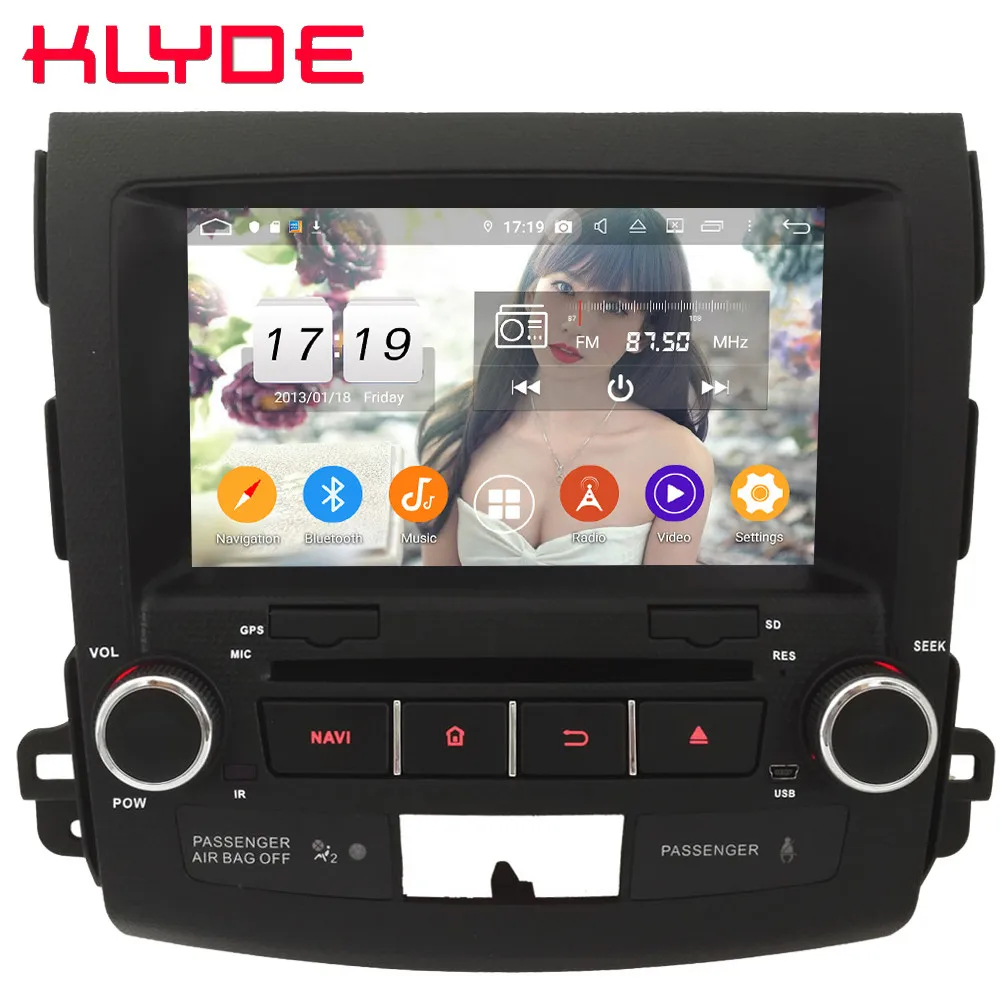 

Klyde IPS 4G WIFI Android 9 Octa Core 4GB RAM 64GB ROM DSP Car DVD Multimedia Player Radio For Mitsubishi Outlander XL 2005-2014