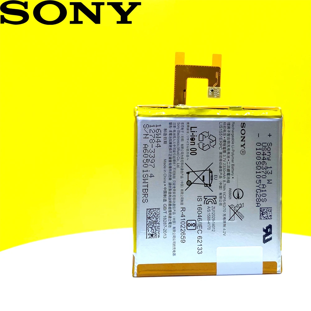 Оригинальный аккумулятор 2330 мАч LIS1502ERPC для телефона SONY Xperia Z L36h L36i C6602 SO 02E C6603 S39H