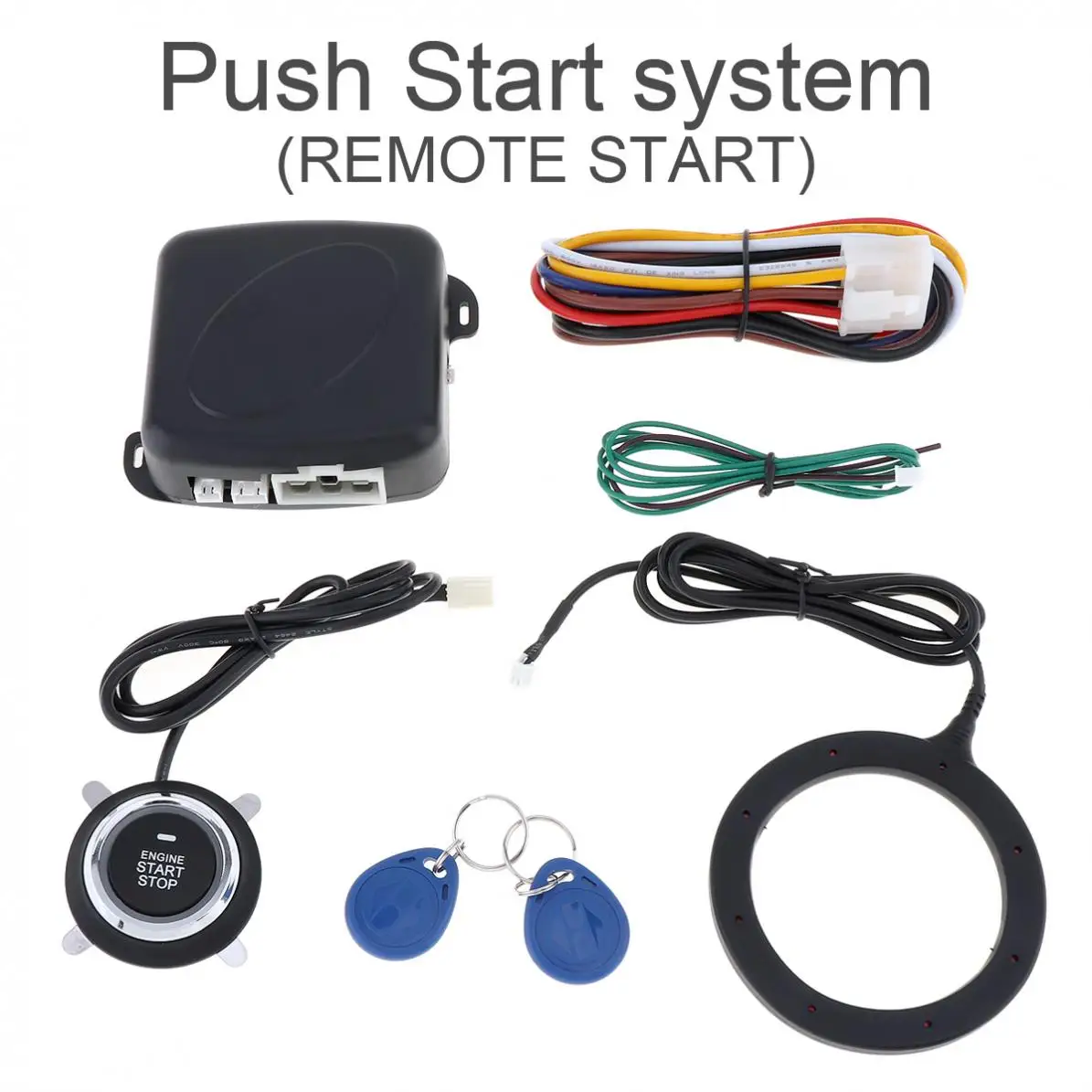 

Universal 12V Auto RFID Car Alarms System & Warded lock Anti-theft Push Start System