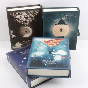 

\"Like a Dream\" Diary with Lock Notebook Cute Functional Planner Lock Book Dairy 090F