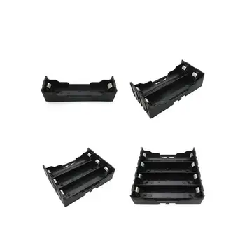 

10PCS/LOT 1x 18650 Series Batteries Holder Box Storage Case Container With Bronze Pins Drop Ship