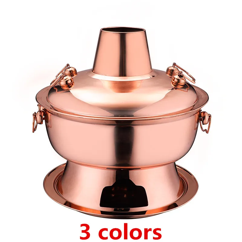 28LstainlesssteelhotpotChinesefondueLambCharcoalhotpot