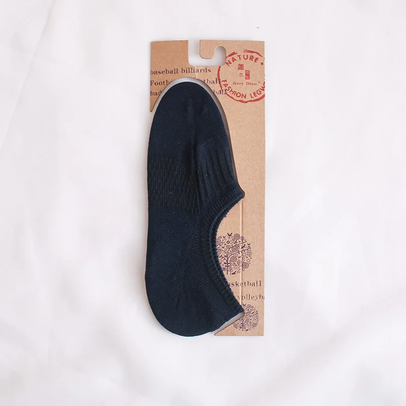 Мужские удобные хлопковые носки с закрытым носком, высококачественные Повседневные Дышащие лодочки носки, короткие мужские носки, летние мужские носки - Цвет: zangqing