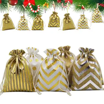 

2020 NEW Christmas Advent Calendar Bag Set Advent Calendar Gift Drawstring Bag DIY Countdown Calendar Christmas Embellishment