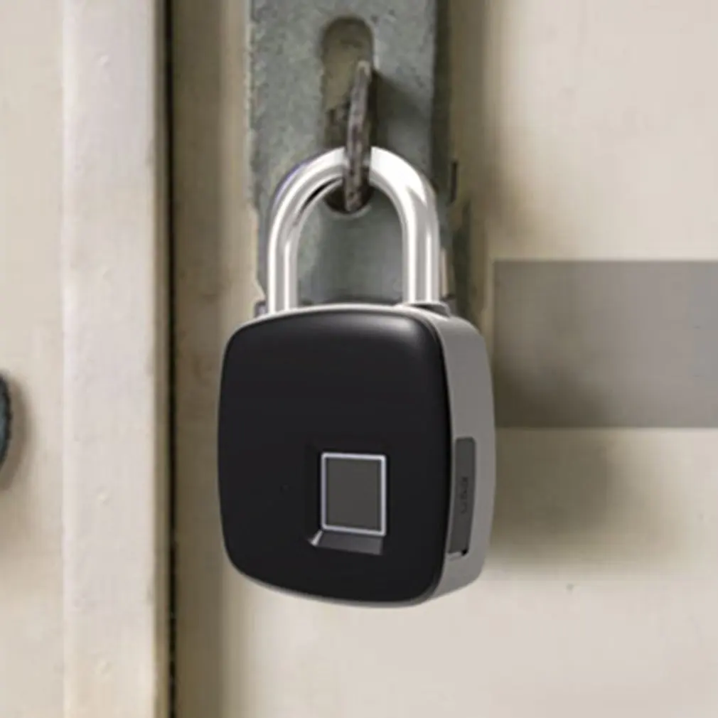 LT08 Мини Смарт usb зарядка отпечатков пальцев замок IP65 Водонепроницаемый Смарт отпечатков пальцев замок для рюкзака чемодан двери шкафа