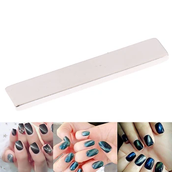 

1pcs 3D Strong Cat Eye Magnet Stick Slice for UV Gel Varnish Nail Tool 3D Line Stripe Effect Nail Gel Decor