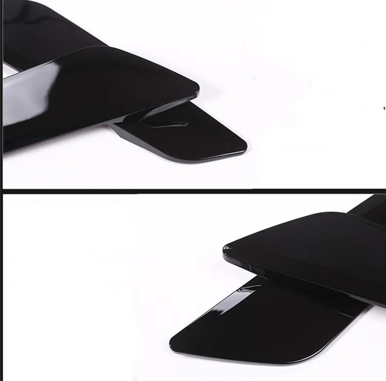 2PCS/set Car Out Side Vent Air Flow Outlet Sticker Decoration For BMW G30 G38 New 5 Series 2017 2018 Fender Wind Port Cover Trim