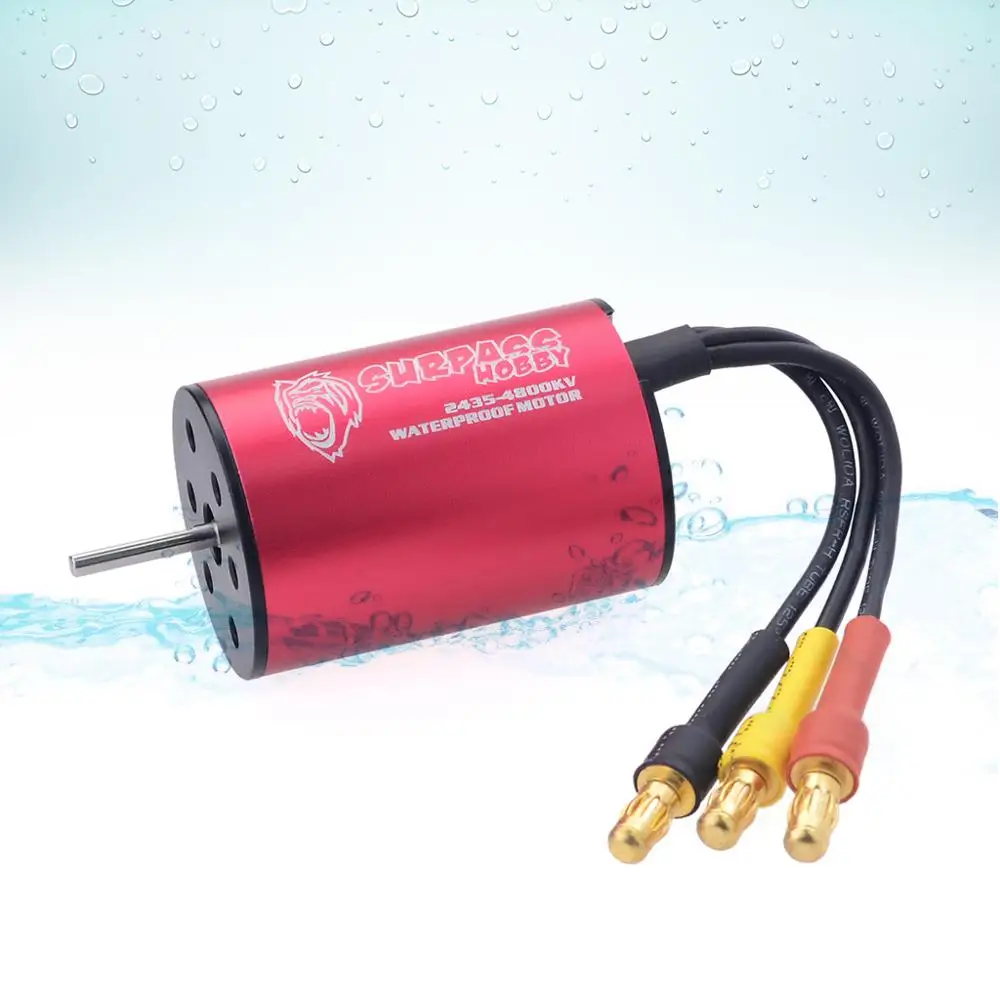Бесщеточный мотор 2430 2435 4800KV 6100KV 2S для Traxxas tiiya Redcat HSP 1/16 1/18 RC багги дрифт
