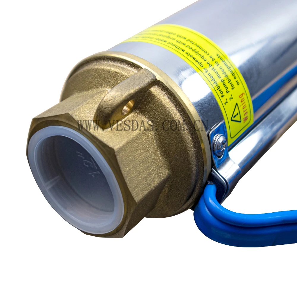 Погружной водяной насос на солнечной батарее 400 Вт глубина 2 6 т/ч поток 40 м