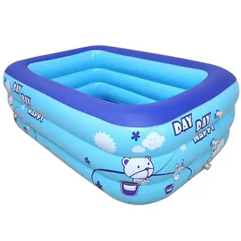 

Inflatable Swimming Pool Thickened PVC Household Plaything Pool Bathtub for Garden Yard