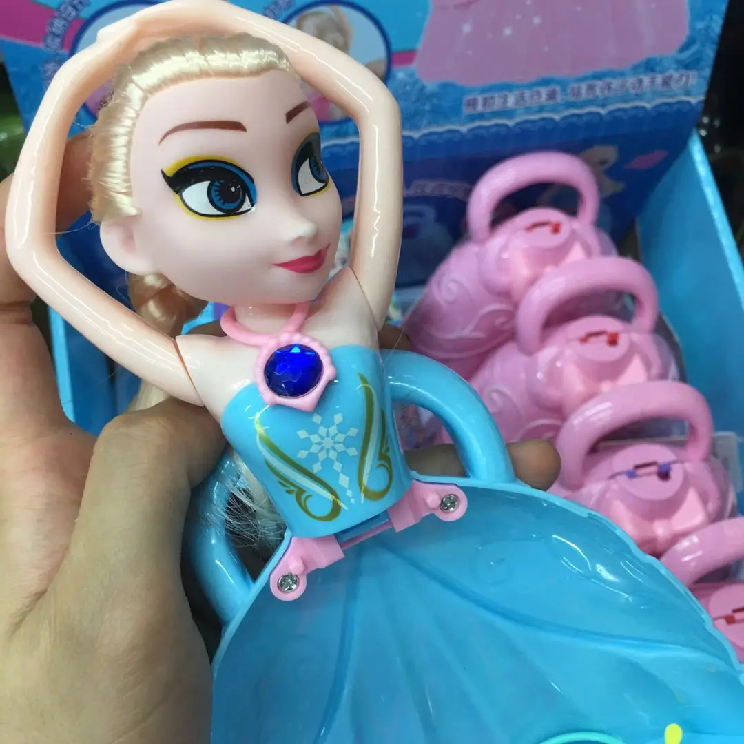 Девочка принцесса трансформация кукла игровой дом игрушки аксессуары переодевание одеваются снег ручной хранения косметическая коробка