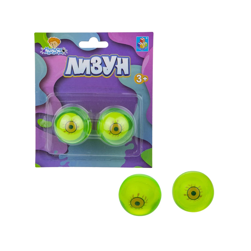 Игрушка антистресс 1toy Мелкие пакости лизуны глаза 2 шт 1 ШТУКА В АССОРТИМЕНТЕ |