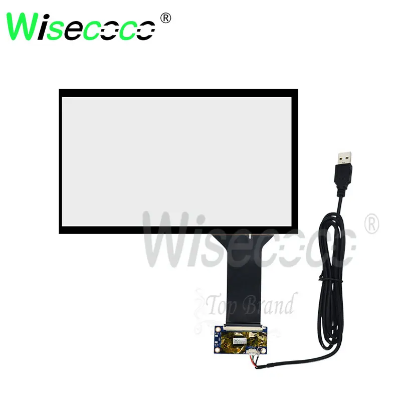 Wisecoco 10,1 дюймов сенсорный экран 1280*720 ips 750 яркость для Raspberry ноутбука Автомобильный дисплей DJ101IA-07A 750 - Цвет: touch kit only