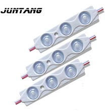 10000 шт. 1,5 Вт Светодиодный модуль впрыска 2835 высокий светильник водонепроницаемый модуль 3 лампы рекламный светильник 82 мм* 18 мм