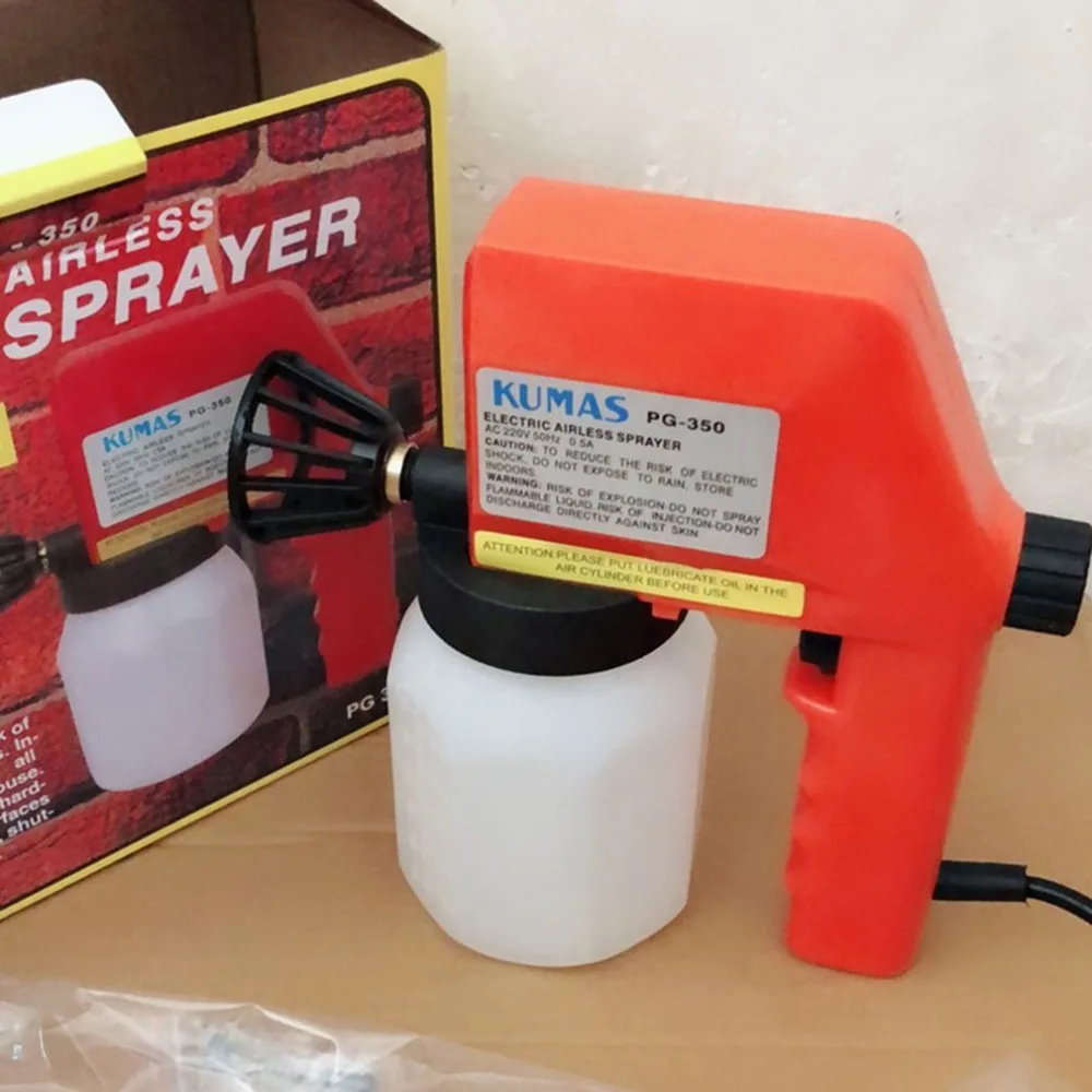 600 Ml Electric Airless Tinggi Tekanan Sprayer House Pagar Room Painting Alat Internasional Electric Airless Sprayer