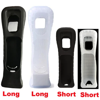 

silicone case for wii remote Soft Cover Skin Protective Sleeve short/long Can Hold Motion Plus For Nintend Wii Remote Contoller