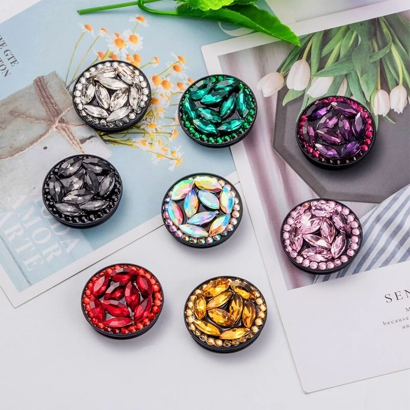 Phone Holder Stand Grip Universal Expanding Bracket For iPhone Samsung A50  Quicksand Glitter Support Suporte  Uchwyt Na Telefon (1)