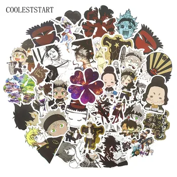 

50Pcs/Pack New Anime Black Clover Sticker For Motorcycle Skateboard Laptop Bicycle Trunk Backpack Waterproof Stickers