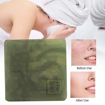 

Whitening Soap Natural Tea Tree Essential Oil Soap Pimple Treatment Oil Control Face Body Cleansing Soap
