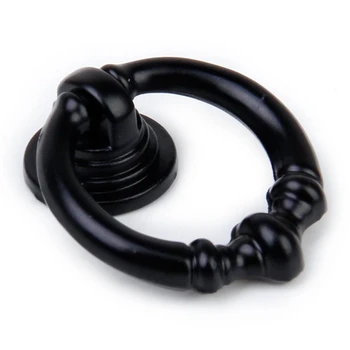 

2pcs Retro Kitchen Furniture Cabinet Cupboard Drawer Pull Handle Knob---Matte Black