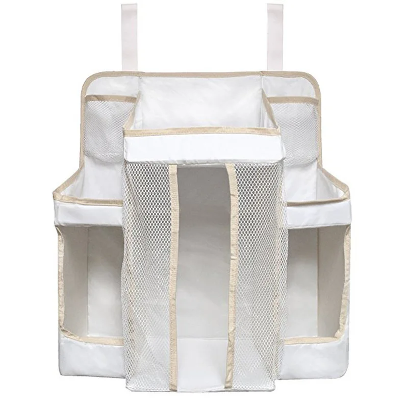  Multifunctional Oxford Portable Baby Bed Hanging Storage Bag Toy Diapers Pocket Bedside Organizer I