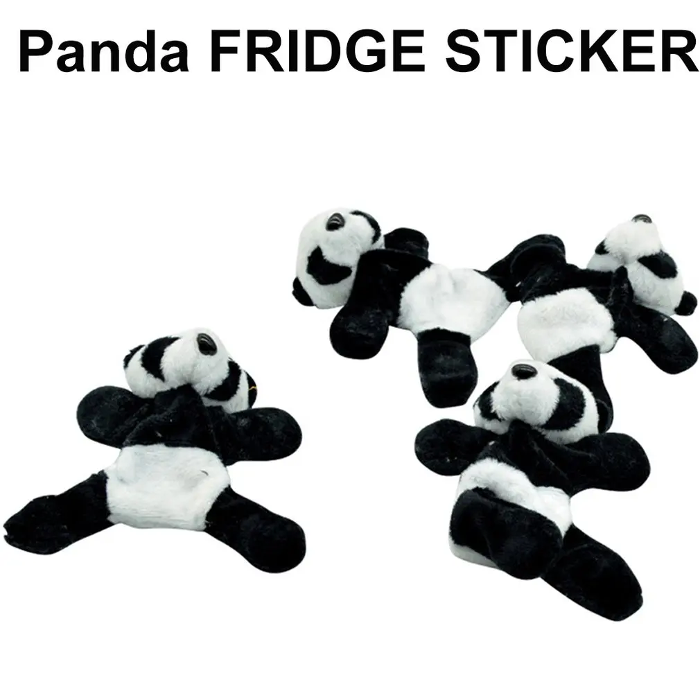 Plush Panda Fridge Sticker Cute Creative Sticky Features Souvenirs Foreign Trade Cartoon Panda Gifts
