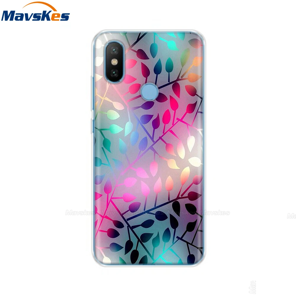 30 Силиконовый чехол для телефона для Xiaomi mi A2 Lite, чехол с рисунком, мягкая задняя крышка из ТПУ, чехол для телефона для Xiomi mi A2 mi A2 LITE, бампер - Цвет: 30