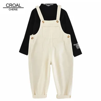 

CROAL CHERIE Girls Clothes Set Long Sleeve Tops + Pants Overalls Children 2pieces Tracksuit Baby Girl Clothing Sets Baby Outfit