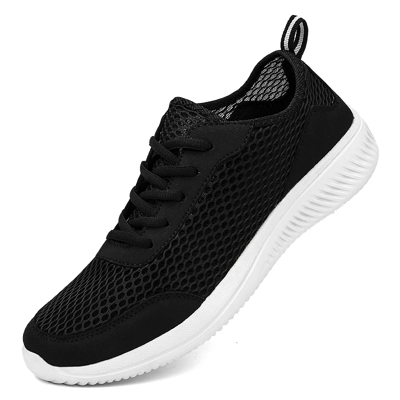 Men Casual Shoes Mesh Breathable 2020 Fashion Lace-up Sneakers Large Size Men's Summer Footwear | Обувь