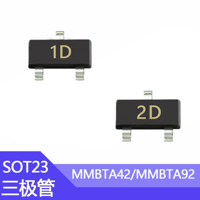 100PCS SMD MMBT2222A MMBT2907A MMBT3904 MMBT3906 MMBT4401 MMBT4403 MMBT5401 MMBT5551 MMBTA42 MMBTA44 MMBTA92 Bipolar Transistors 3000pcs reel mmbta05 1h mmbta06 1g mmbt28s m28s mmbta42 1d mmbta44 3d mmbta55 2h mmbta56 2g mmbta92 2d mmbta94 4d sot 23 triode