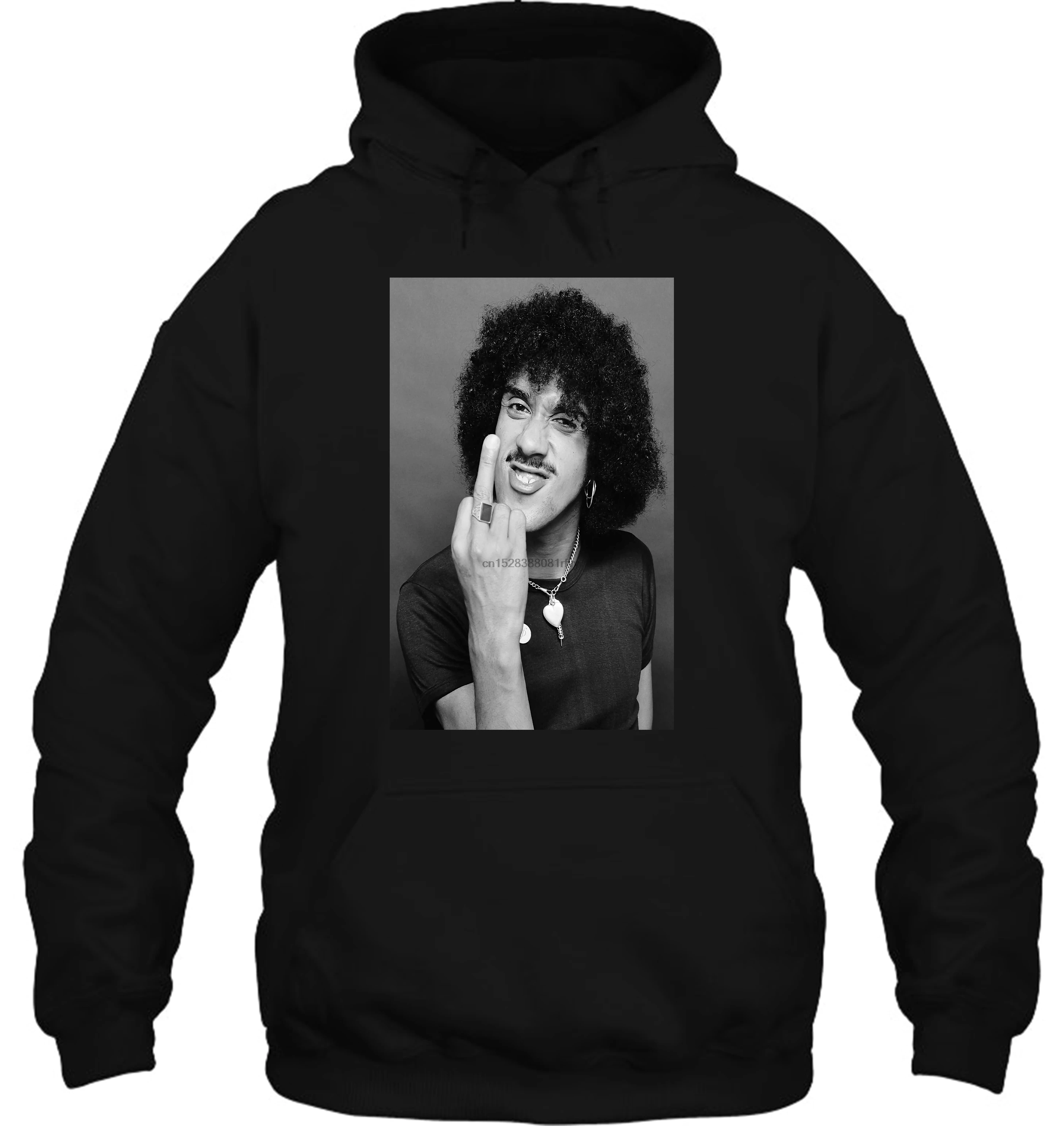 Мужская тонкая Толстовка Lizzy Phil Lynott Fk Rock Sz. SMLXL женская уличная одежда