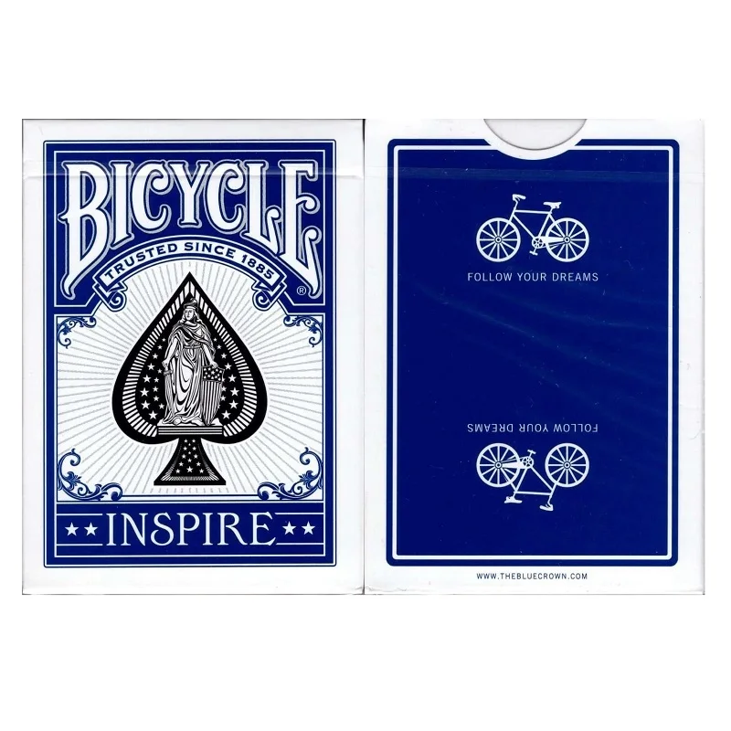 

Bicycle Blue Inspire Playing Cards Marked Deck USPCC Collectable Poker Magic Card Games Magic Tricks Props for Magician