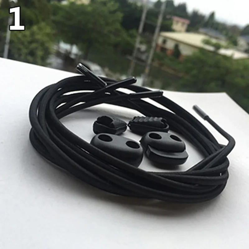 1 м не Завязывающийся фиксирующий башмак шнурки эластичные регулируемые