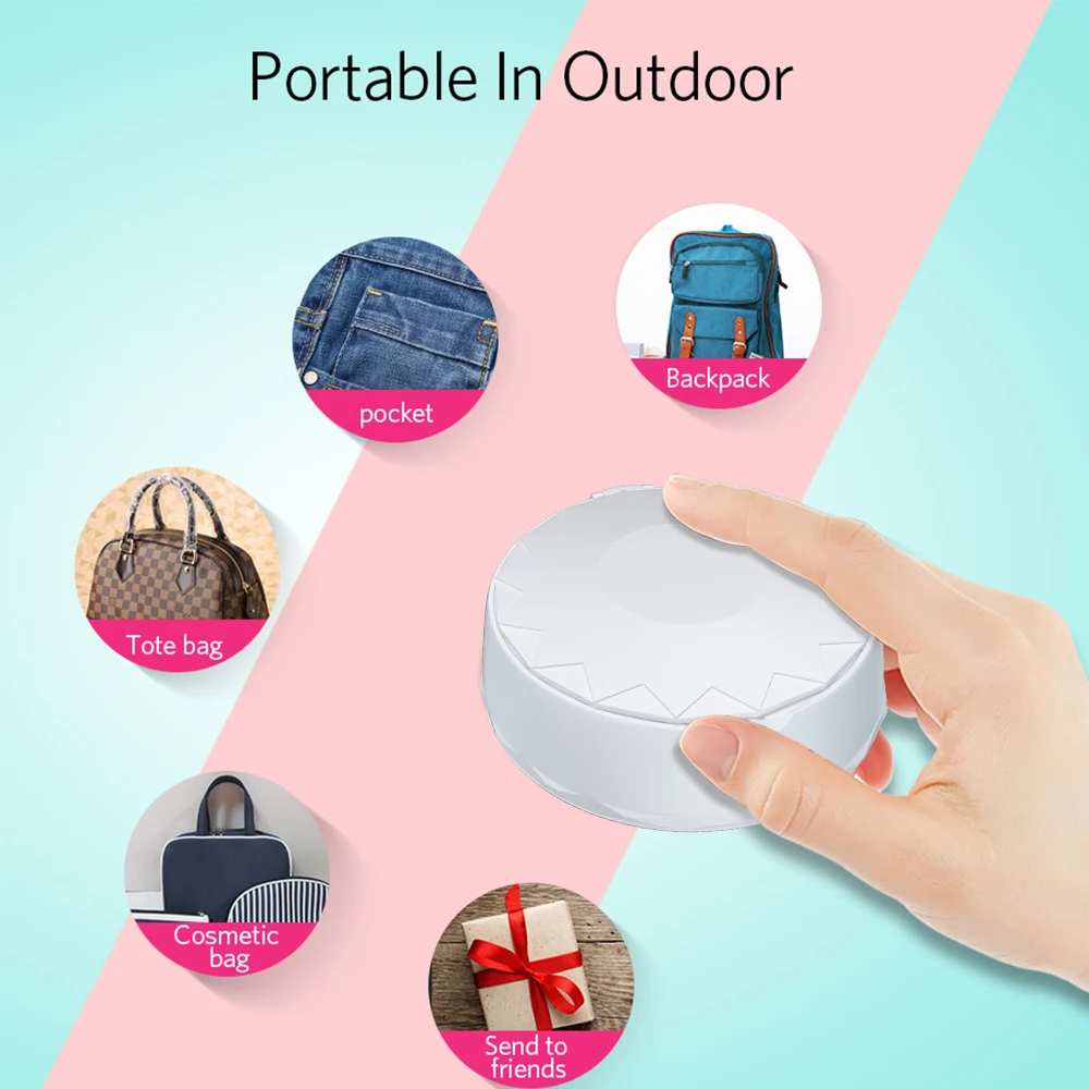 Бесплатная доставка Портативный Перезаряжаемый Ультра звуковой очиститель для