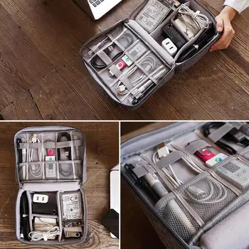 

Polyester Gift Storage Bag Economic Durable Data Line Package Travel Storage Bag Jewelry Outdoor Organizer Girl Lipstick