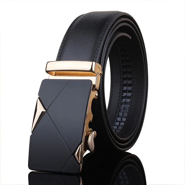 [LFMB]Famous Brand Belt Men Top Quality Genuine Luxury Leather Belts for Men,Strap Male Metal Automatic Buckle men's belts Belts
