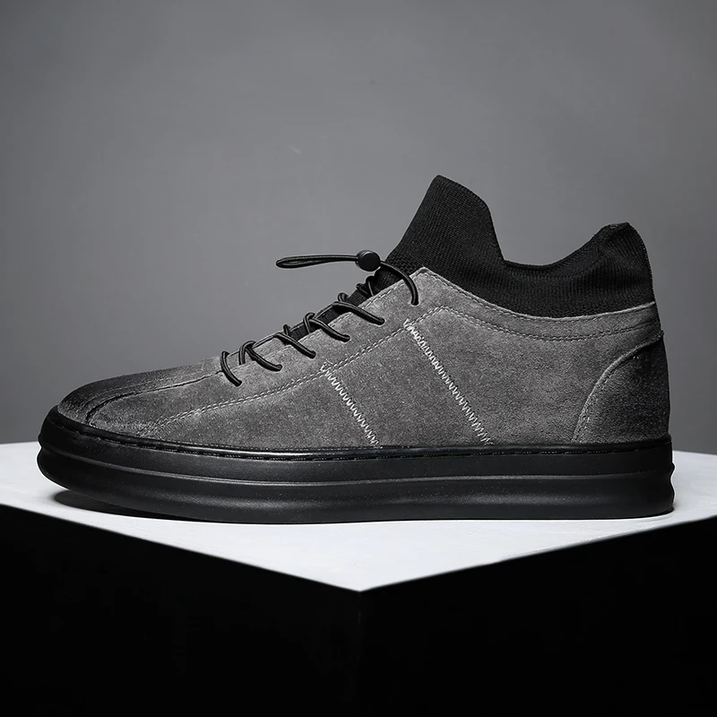 Dropshipping New Men Genuine Leather Casual Shoes Lace Up Fashion Male Shoes Leisure Comfortable Shoes Warm Cotton In Winter Dropshipping New Men Genuine Leather Casual Shoes Lace Up Fashion Male Shoes Leisure Comfortable Shoes Warm Cotton In Winter