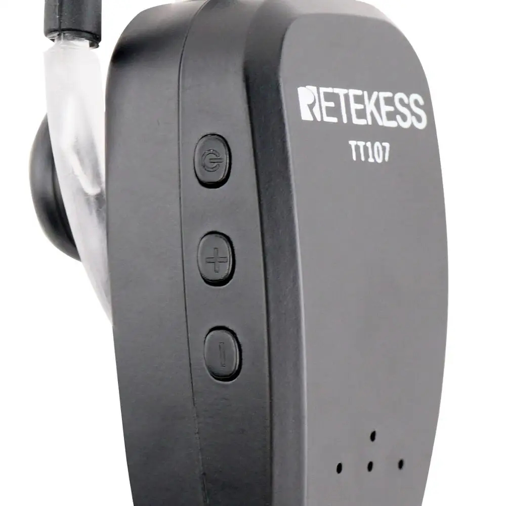 Профессиональный беспроводной приемник Retekess 10ps TT107 UHF для ушей система гида