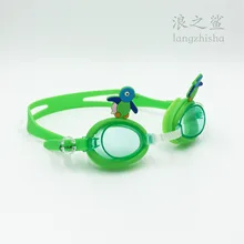 Очки детские плавательные очки водонепроницаемые противотуманные плавательные очки детские милые зеркальные Регулируемые плавательные очки S