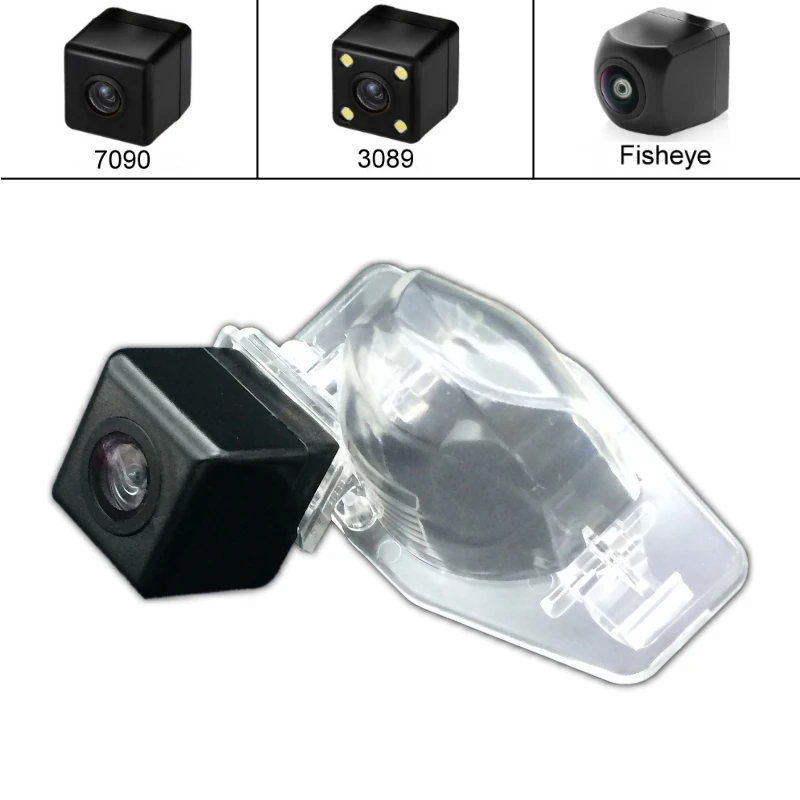 Per Honda Cr-V Fr-V Jazz Flusso Logo Car Rear View Camera Trasera Auto Reverse Parcheggio Di Sostegno Di Visione Notturna Impermeabile Hd