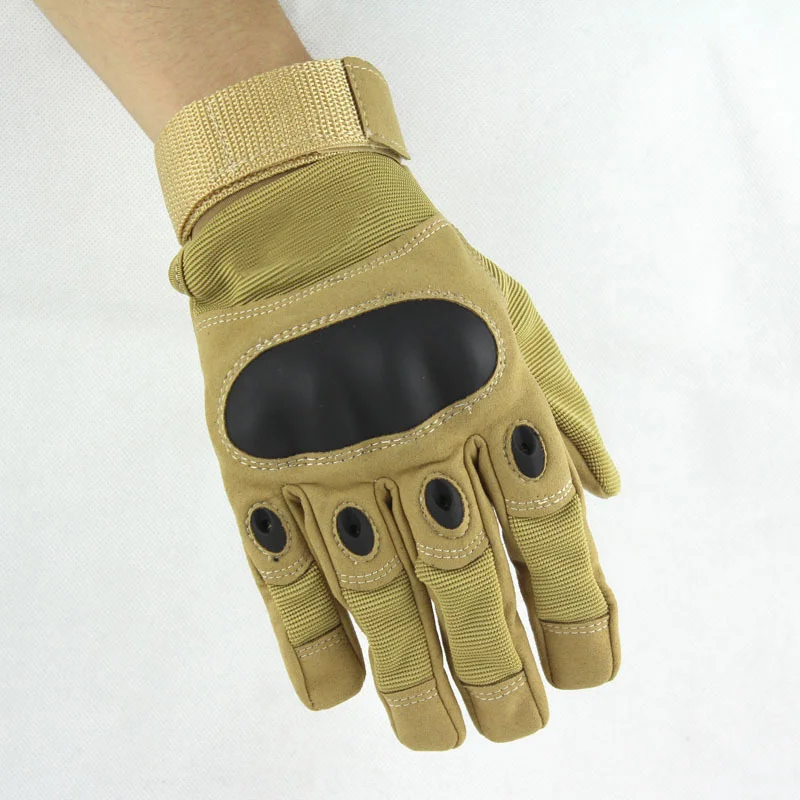 Полный и полпальца военные тактические перчатки армейские страйкбол перчатки для пейнтбола Спорт на открытом воздухе стрельба Кемпинг Охота велосипедные перчатки - Цвет: tan full finger